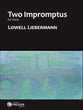 Two Impromptus piano sheet music cover